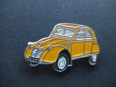 Citroën 2CV lelijke Eend   geel